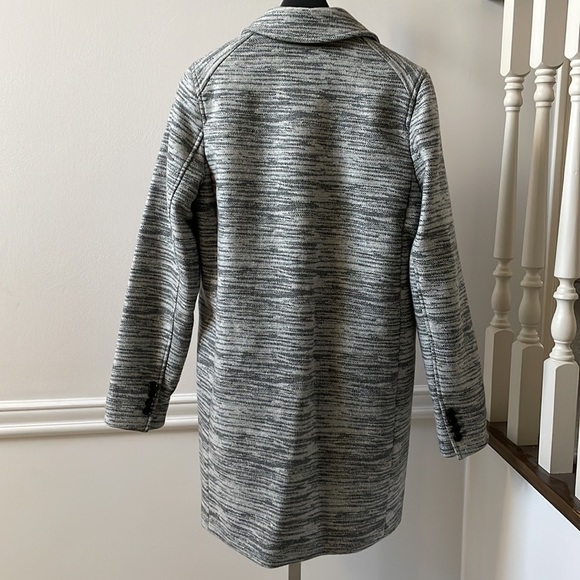 Aritzia Wilfred Maison Wool coat white/grey melange sz S - Picture 4 of 8